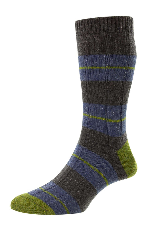 Scott-Nichol - Bayfield Wool Socks - Colour: Charcoal